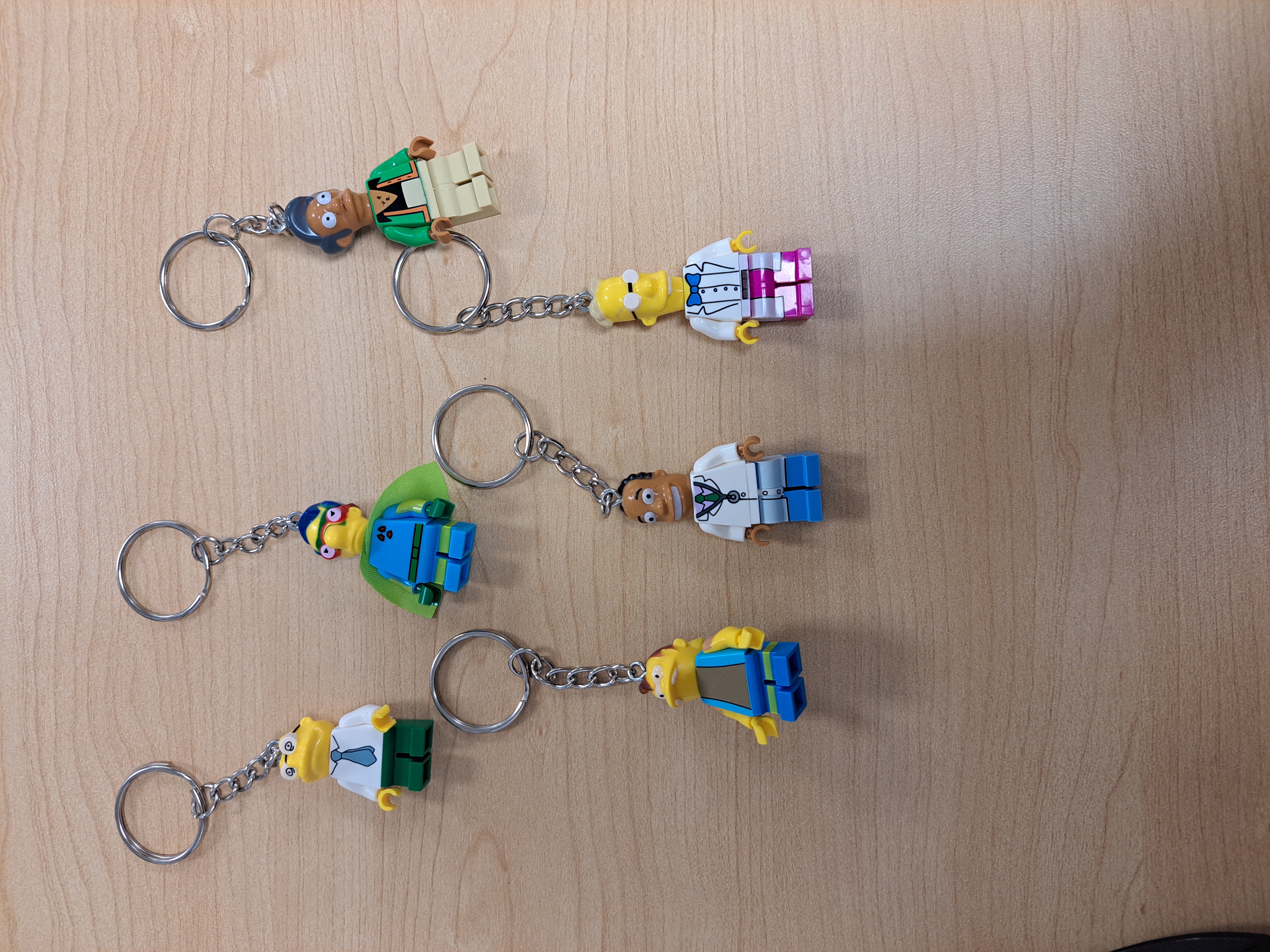 portes clés des Simpsons divers